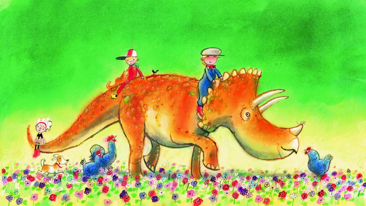 Farmer Boris and the dinosaur
