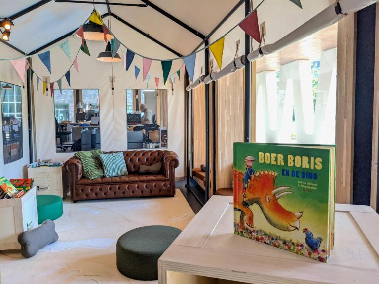 Dino reading nook